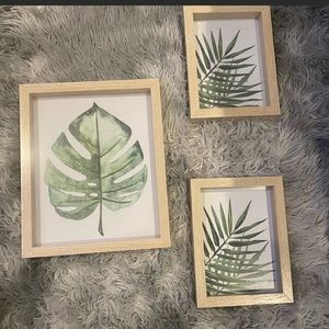 3 leaf prints brand new